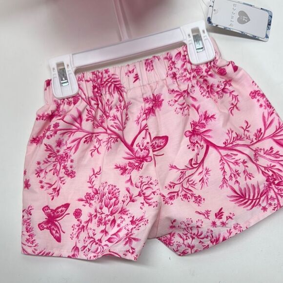🔥btween  Pink Floral Kids Matching Set girls Sz 2T New - Picture 3 of 4